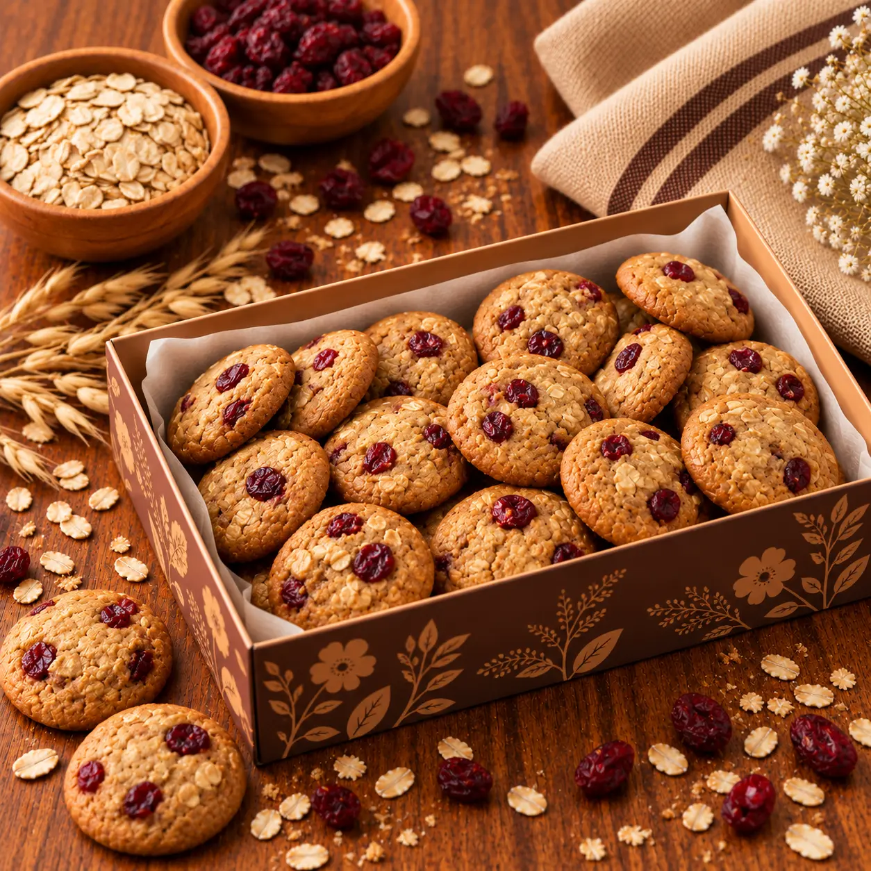 Oat Cranberry Cookies